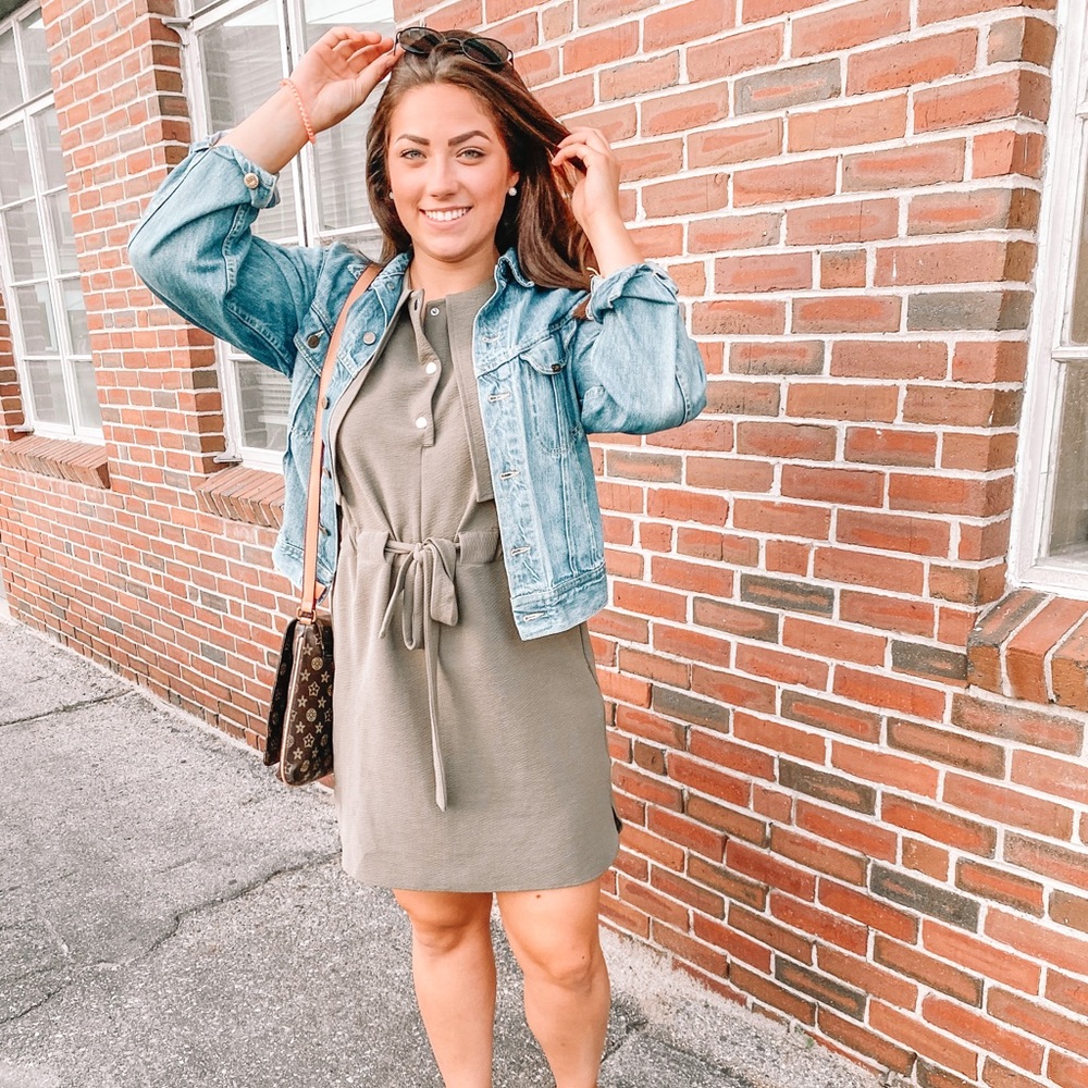 ASOS | Army Green Dress